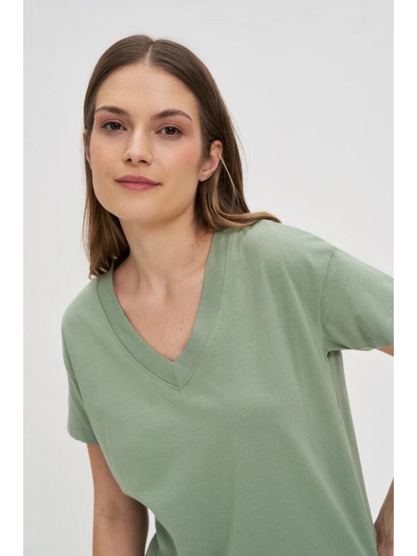 Moodo Olivna ženska majica Moodo