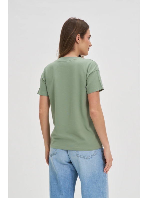 Moodo Olivna ženska majica Moodo