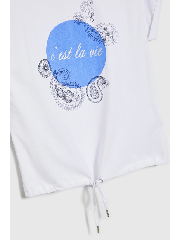 Moodo Bela ženska majica Moodo