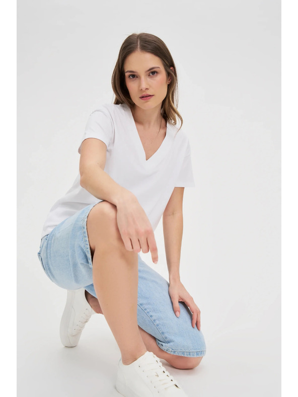 Moodo Bela ženska majica Moodo