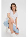 Moodo Bela ženska majica Moodo
