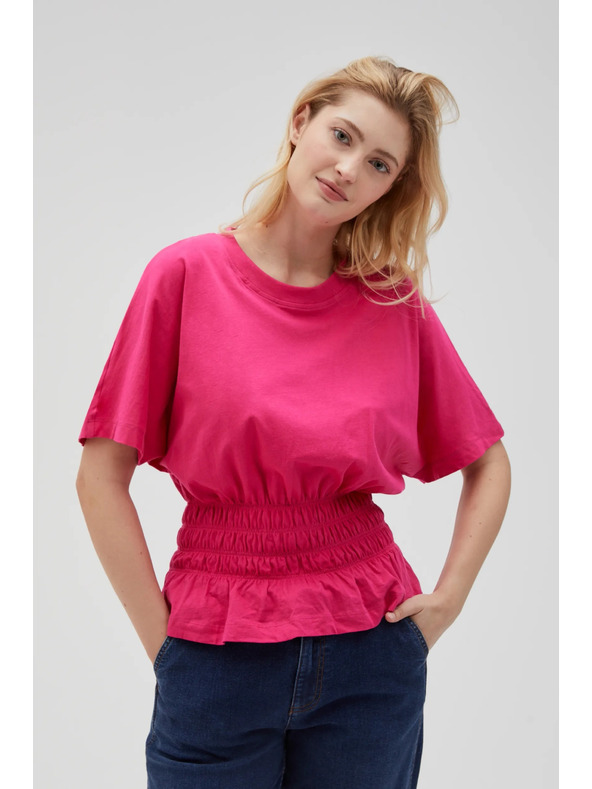 Moodo Fuksijsko rdeča ženska majica Moodo