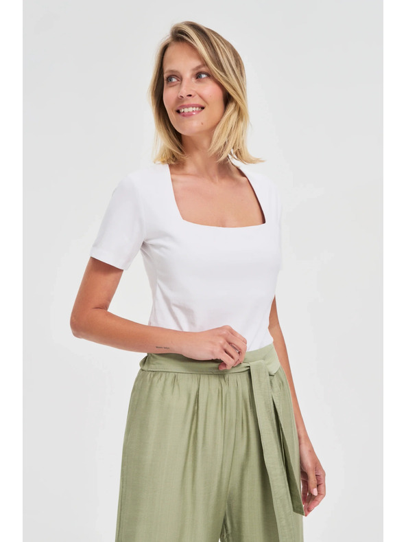 Moodo Bela ženska majica Moodo