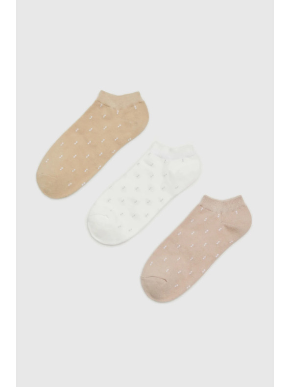 Moodo Bele ženske nogavice