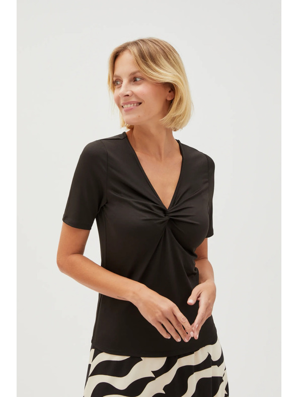 Moodo Črn ženski t-shirt