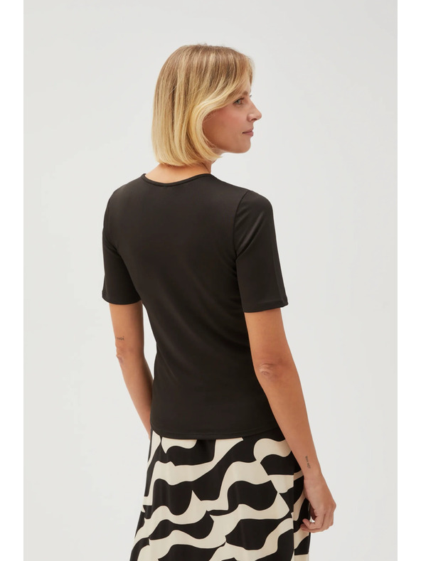 Moodo Črn ženski t-shirt