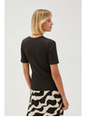 Moodo Črn ženski t-shirt