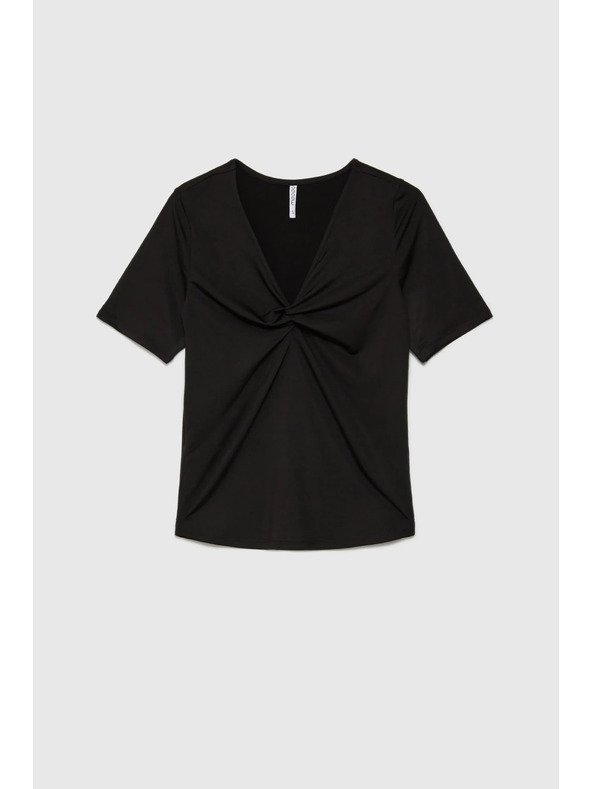 Moodo Črn ženski t-shirt