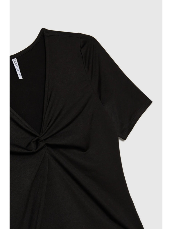 Moodo Črn ženski t-shirt