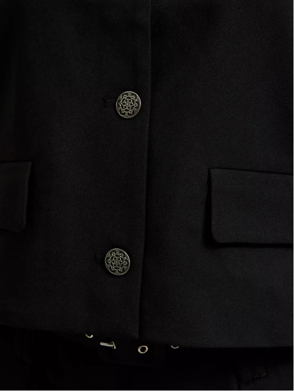 Moodo Črna ženska jakna