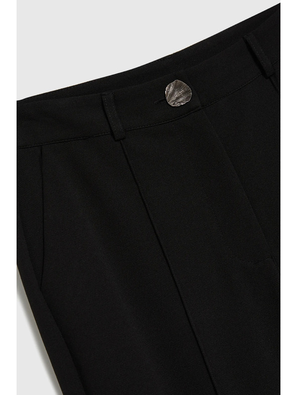 Moodo Črne ženske hlače