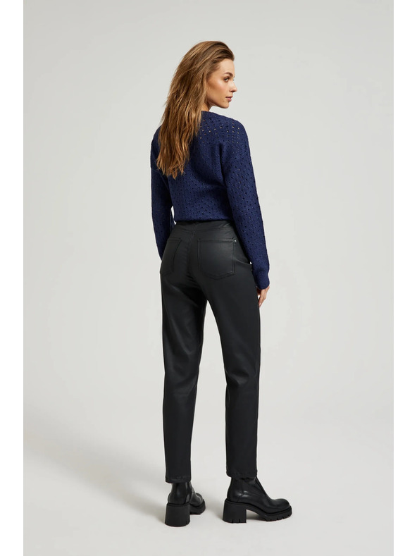 Moodo Črne ženske hlače