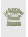 Moodo Olivno črtasto majico