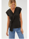 Moodo Črna ženska srajca