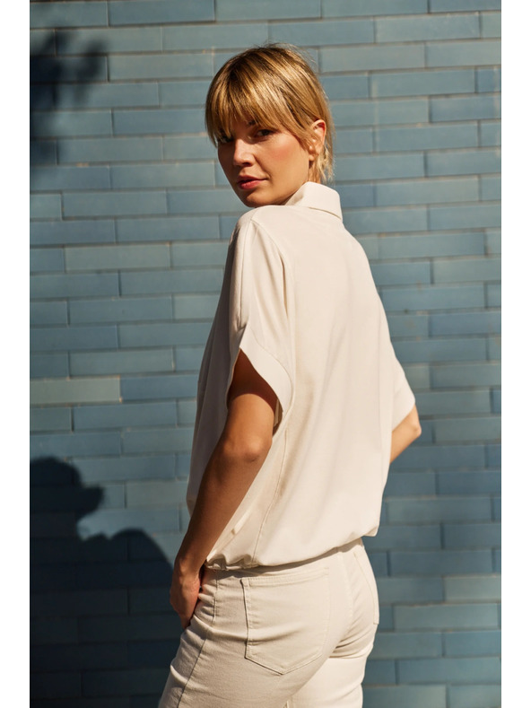 Moodo Bela ženska bluza