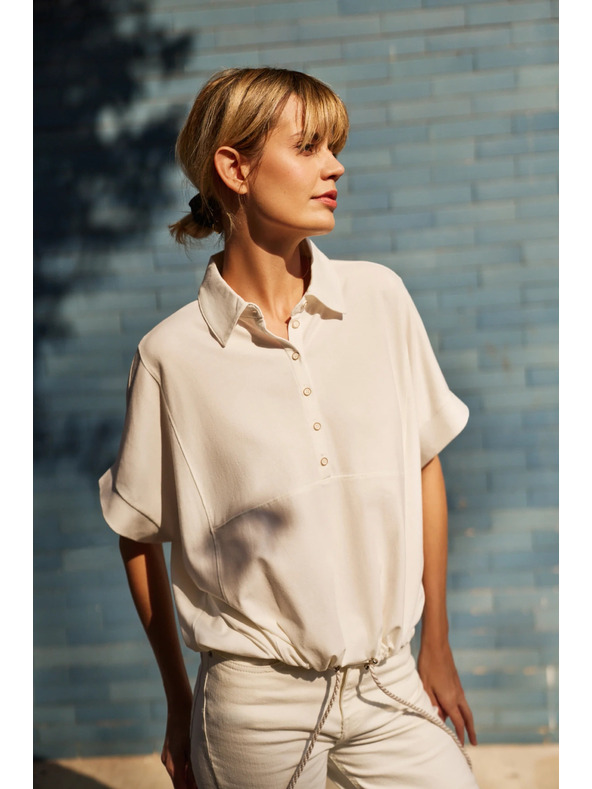 Moodo Bela ženska bluza