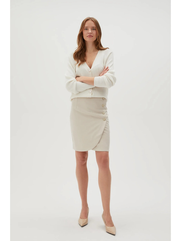 Moodo Kremasto žensko krilo