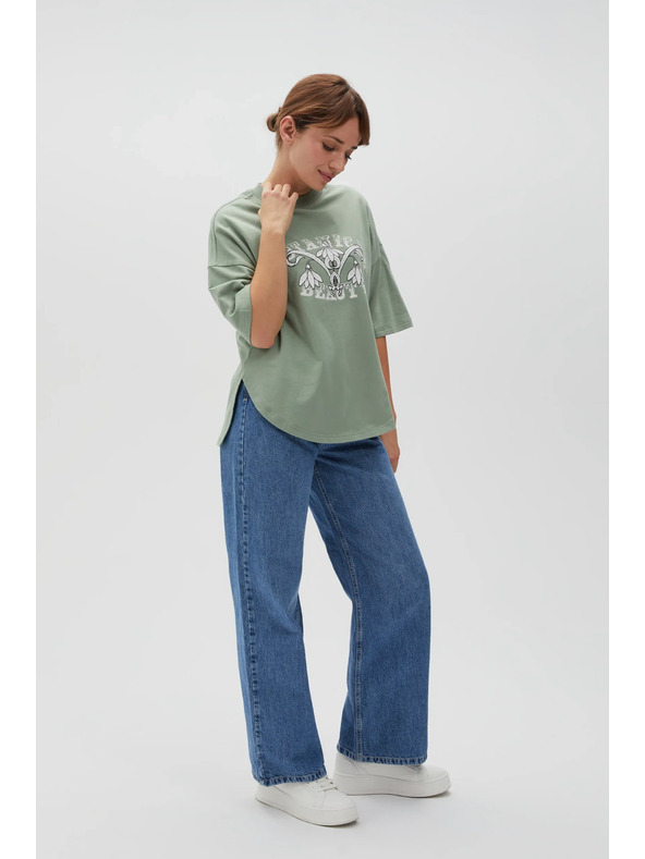 Moodo Olivno žensko majico