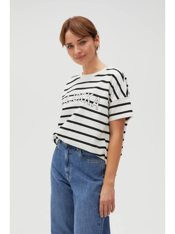 Moodo Belo žensko črtasto majico