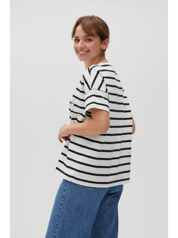 Moodo Belo žensko črtasto majico