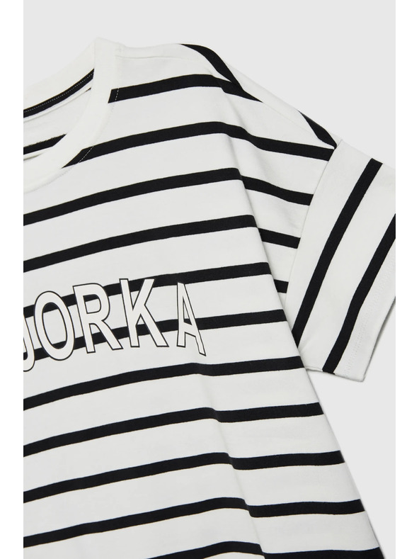 Moodo Belo žensko črtasto majico