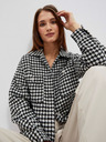 Moodo Črno-bela ženska jakna