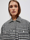 Moodo Črno-bela ženska jakna