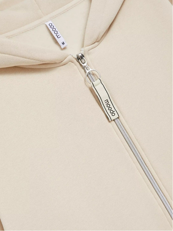 Moodo Bež dolga jakna