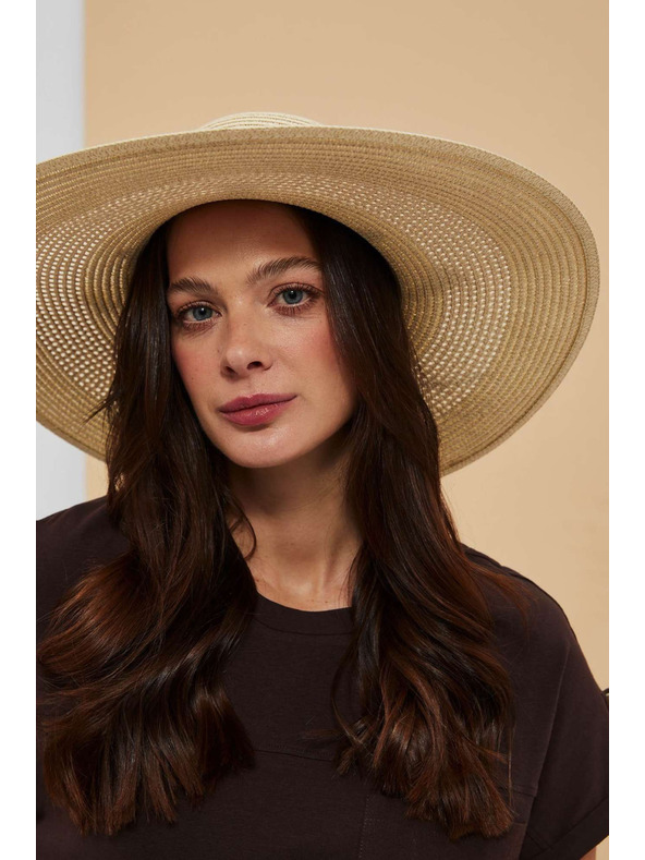 Moodo Svetlo bež ženski klobuk
