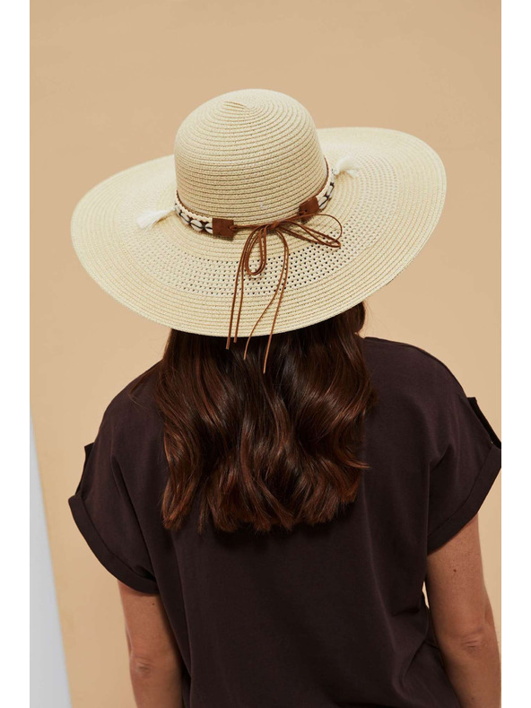 Moodo Svetlo bež ženski klobuk