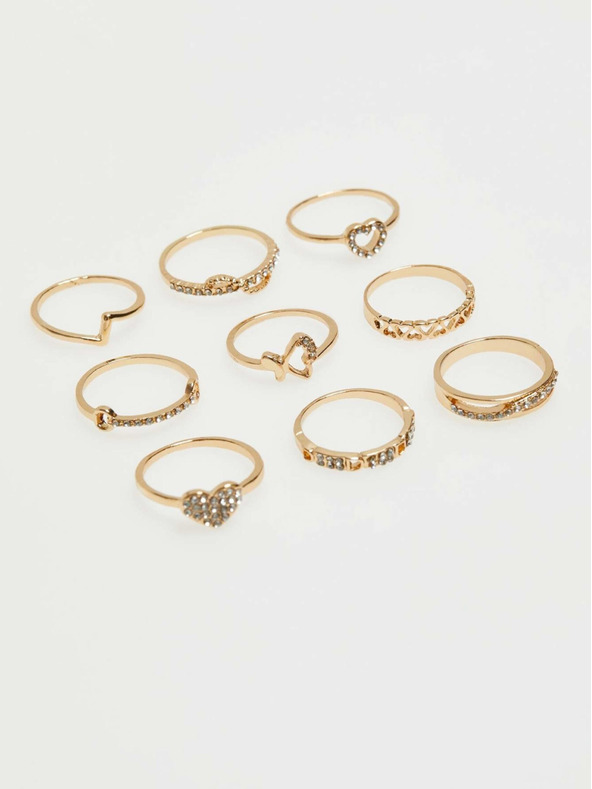 Moodo Prstan iz rumenega zlata