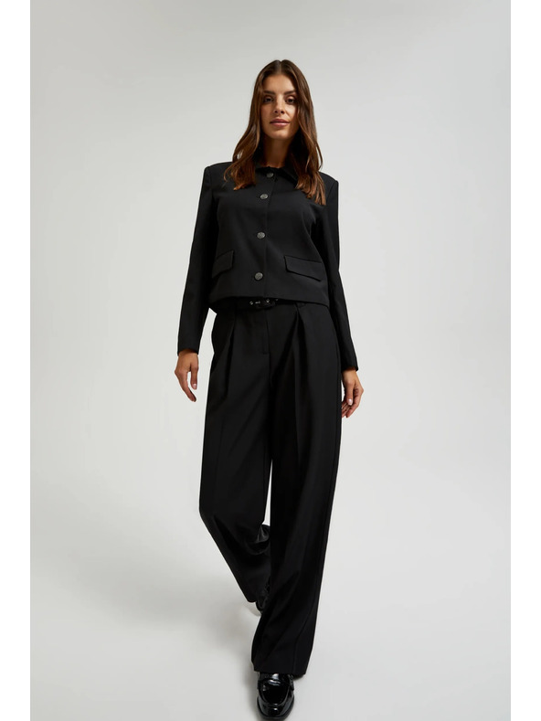 Moodo Črne ženske hlače