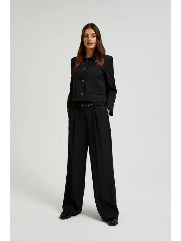 Moodo Črne ženske hlače