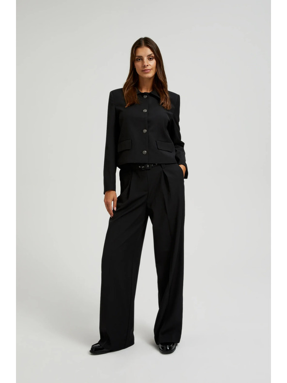 Moodo Črne ženske hlače