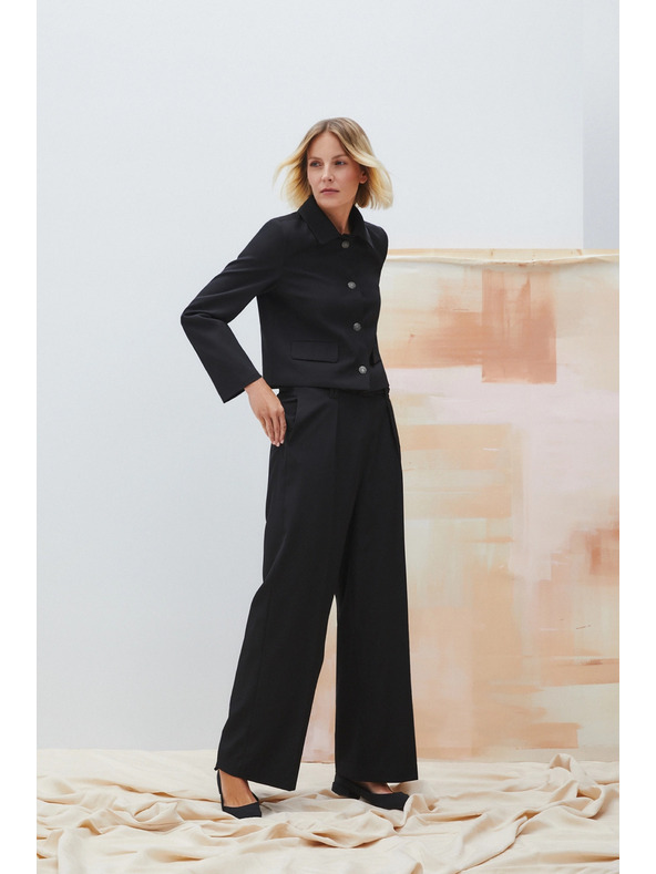 Moodo Črne ženske hlače