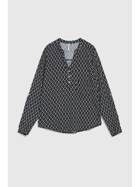 Moodo Črno-bela ženska srajca