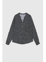 Moodo Črno-bela ženska srajca