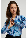 Moodo Temno modra ženska srajca