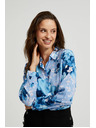 Moodo Temno modra ženska srajca