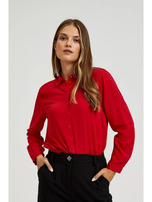 Moodo Rdeča ženska srajca