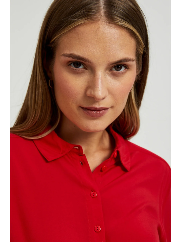 Moodo Rdeča ženska srajca