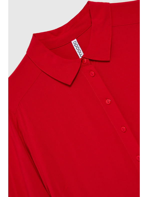 Moodo Rdeča ženska srajca