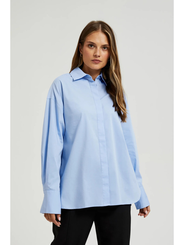 Moodo Modra ženska srajca