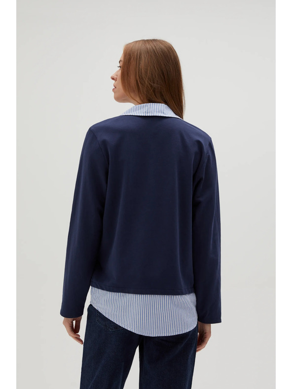 Moodo Temno modra ženska jopa