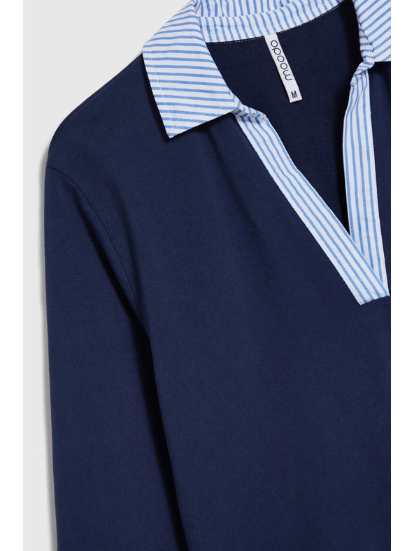 Moodo Temno modra ženska jopa