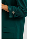 Moodo Temno zeleni ženski blazer