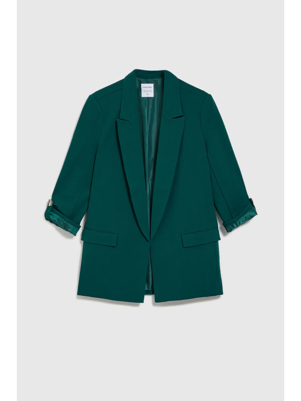 Moodo Temno zeleni ženski blazer