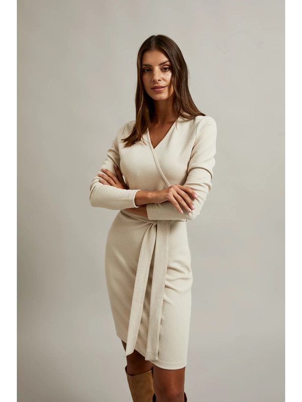 Moodo Svetlo bež ženske obleke