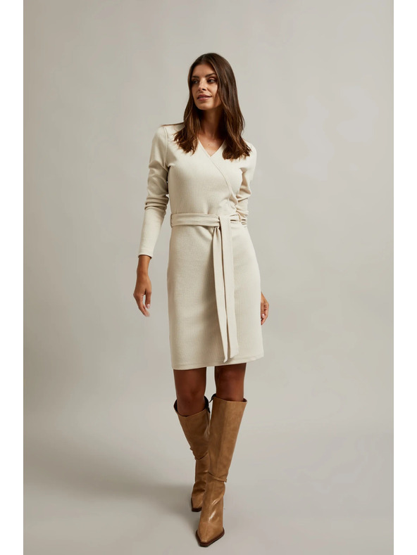 Moodo Svetlo bež ženske obleke