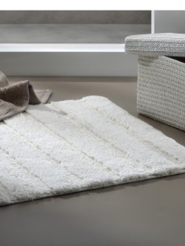 Kela Kopalniška preproga Megan 100% bombaž mahasto zelena 65,0x55,0x1,6cm KELA